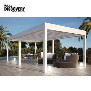 Vente en gros Gazebo extérieur motorisé personnalisé Pergola bioclimatique à toit en aluminium moderne pour pare-soleil - Product Image 2