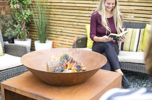 Cheminée extérieure en bois de haute qualité, facile à assembler, en acier corten pour l'extérieur - Product Image 4