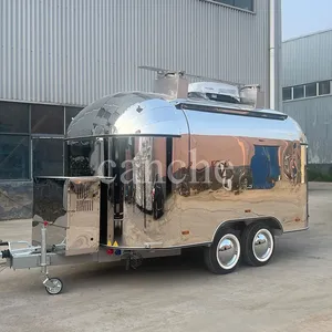 Chariot de restauration mobile en acier inoxydable populaire en Europe, idéal pour les voyages en famille, avec certification CE - Product Image 1