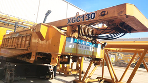 Xcmg chính thức Xgc130 Thương hiệu sử dụng 130 tấn thủy lực cần cẩu bánh xích giá để bán - Product Image 3