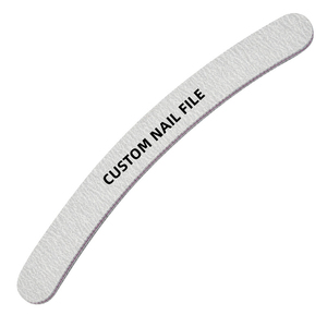 Lime à ongles zébrée Lyder personnalisée avec logo imprimé, 4 formes différentes, outil de manucure professionnel, grain 80 100 180, double face, émeri - Product Image 1
