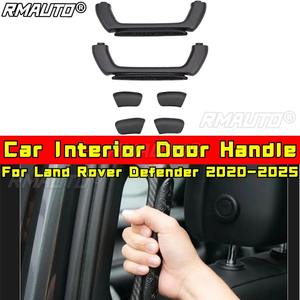 For Land Rover Defender 2020-2025 Body Kit Car <b>Interior</b> Door Handle Handle kit Carbon Fiber Inner Handle Car <b>Accessories</b> - Product Image 1