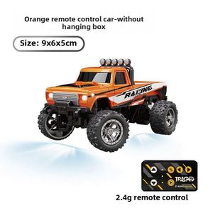 1:64 Scale Speed Monster Truck New Off-<b>Road</b> Mini Remote Control Car Alloy Cool Lights Shock Absorption RC - Product Image 6