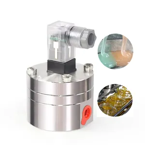 High Precision Flowmeter Sensor Anti-corrosion High-temperature Resistant High Viscosity Fluid Micro Gear Flow Meter RS485