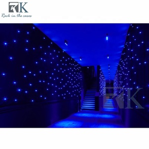 ผ้าม่านฉากหลังลายดาวตก LED Matrix Light สีขาวและสีน้ำเงิน สำหรับงานอีเว้นท์ ฉากหลังท้องฟ้ายามค่ำคืน - Product Image 3