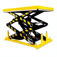 Plateforme élévatrice à ciseaux électro-hydraulique, machine de levage fixe, table de manutention de petits colis pour entrepôt, usine, port