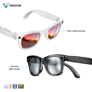 Gafas Inteligentes SANVNET GS4 MAX 2026 con Lentes Dobles, Gafas de Sol con Cámara de Video 4K de 8MP, Auriculares con IA ChatGP, Gafas Inteligentes 2026 - Product Image 5