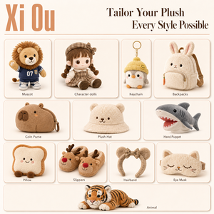 Jouets en peluche personnalisables, peluches d'ours, coussins à câliner, mascottes d'entreprise et cadeaux d'anniversaire pour enfants. - Product Image 4