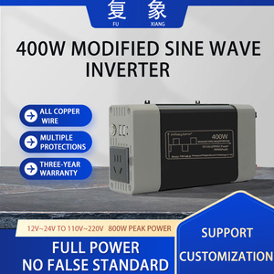 Chất Lượng Tốt 400W 12V 24V DC Để 110V 220V AC <span class=keywords><strong>Power</strong></span> Sửa Đổi Sóng Sin Biến Tần Với Quá Tải Bảo Vệ Hiệu Suất Ổn Định - Product Image 2