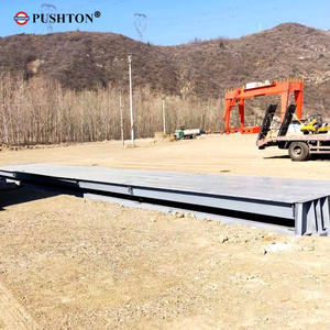 重型汽车衡地磅3x16m 50吨60吨80吨100吨120吨发光二极管显示器支持OEM & ODM - Product Image 1