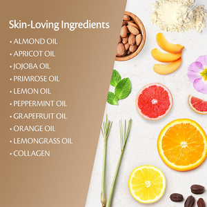 Exfoliante de Azúcar Morena para Rostro, Pies y Cuerpo, con Colágeno, Células Madre, Sal Tonificante, <span class=keywords><strong>Rosa</strong></span> y Frutas, para el Cuidado de <span class=keywords><strong>la</strong></span> Piel y Reducción de <span class=keywords><strong>la</strong></span> <span class=keywords><strong>Celulitis</strong></span> - Product Image 3