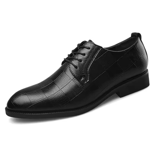 Luxurious Quality Italian-style Formal Wear Men's Leather <b>Shoes</b> Slip-On Oxford Handcrafted Embroidered Camouflage Pattern Autumn - Product Image 3