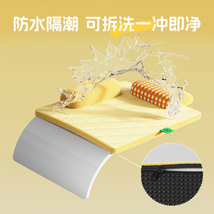 Cama para perros, colchoneta para perros para todas las estaciones, colchoneta para gatos, colchoneta con sensación de seguridad, cojín de sofá para perros pequeños y gatos, cama gruesa para mascotas Bichon Frise - Product Image 3