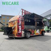 Gerobak Jajanan Wecare Street Portable Doner Kebab Es Krim Bakery Coffee Shop Food Truck Bar Trailer Foodtruck dengan Dapur Lengkap Dijual