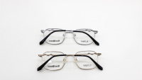 Gafas Ópticas de Titanio Shenzhen 2025 de Alta Calidad, Ligeras, Diseño Punk, Grabado a Mano, Montura Grande, Clásicas con Diamantes