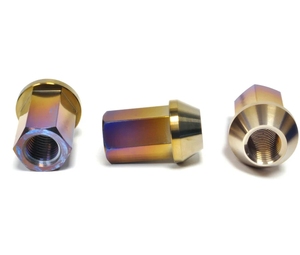 M10 M12 m14x1.25 x 75mm bánh xe Lug Stud Bộ dụng cụ xe màu titan Hub bu lông hạt - Product Image 5