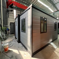 Maison conteneur préfabriquée de haute qualité, extensible, 20 pieds, 40 pieds, 2 ou 3 chambres, construction modulaire, maison en panneaux sandwich
