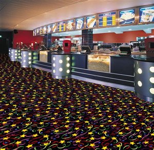 Alfombra de nailon duradera resistente al fuego con impresión 3D, alfombra para cine, alfombra para Casa de Cine - Product Image 1