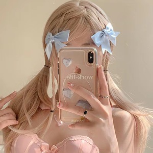 Super sweet and adorable new trendy braided <b>bow</b> hair <b>clip</b> for wispy bangs, perfect for adding a cute side-swept look. - Product Image 2