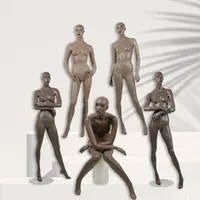 Bán Buôn Cửa Sổ Hiển Thị Mannequin Đứng Và Ngồi Mannequins Đen Châu Phi Nữ Mannequin