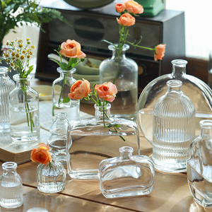 Style nordique moderne classique vente chaude bureau chambre <span class=keywords><strong>voiture</strong></span> décoration de bureau Mini <span class=keywords><strong>Vase</strong></span> en verre Transparent - Product Image 6