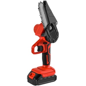 เลื่อยโซ่ไร้สายอเนกประสงค์ น้ำหนักเบา 1.15 กก. ใช้งานมือเดียว ใช้พลังงานแบตเตอรี่ สำหรับตัดไม้กลางแจ้ง - Product Image 4