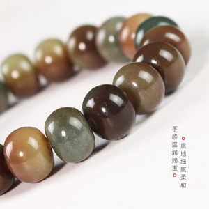 สร้อยข้อมือรากบอดีอัปสาราแห่งตุนหวง 10x13 มม. แบบวงเดียว เครื่องประดับสไตล์ชาติพันธุ์สำหรับทุกเพศ - Product Image 2