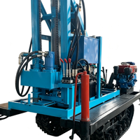 Machine de forage de puits d'eau avancée avec système de contrôle simple pour les tâches de forage professionnelles