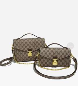 Sac à main de luxe en cuir PU sac fourre-tout à bandoulière imprimé à la mode marques célèbres sacs à main sac de messager unisexe - Product Image 1