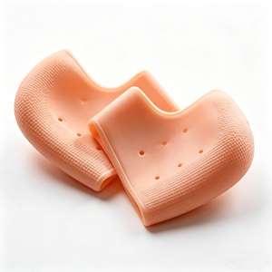 Protectores de Talón de Silicona para Hombres y Mujeres, Alivian Talones Agrietados y Dolor de Pies - Product Image 1