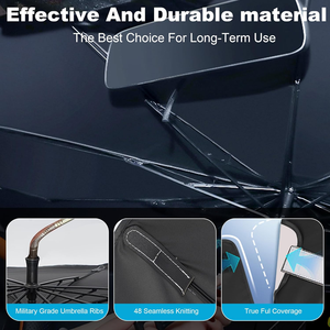 55" X 31" Car Windshield <b>Shade</b> Umbrella, Foldable Car Front <b>Window</b> Shield for Sedans SUVs & Trucks - Product Image 5