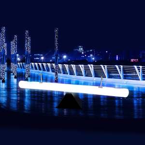 Balançoire lumineuse LED moderne pour extérieur, équipement de jeux pour jardin, patio, enfants et adultes, couleurs RVB - Product Image 4