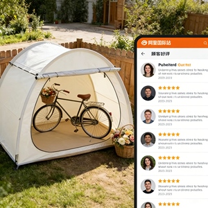 Tenda per Bicicletta di Alta Qualità Impermeabile con Spazio di Stoccaggio per Campeggio e Viaggi all'Aperto - Product Image 5