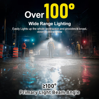 Phare de travail USB-C super lumineux de 3000 lumens lumière LED portable de qualité industrielle étanche et classé IP68
