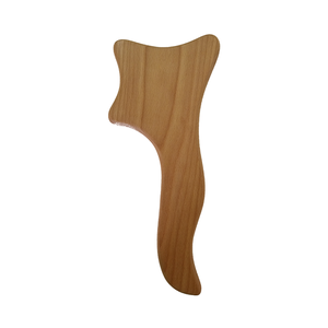 Gua Sha en bois de hêtre naturel pour massage corporel - Product Image 2