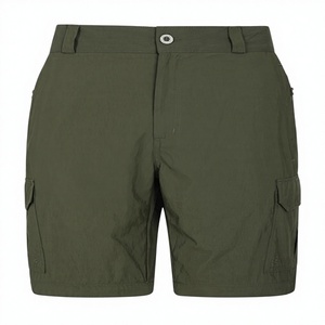 Pantalones Cortos Cargo de Senderismo para Hombre con 6 Bolsillos, Elásticos, Ligeros, Gruesos, Personalizados, 100% Algodón Tejido, Sólidos, Casuales, para Viajes y Pesca - Product Image 3