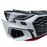 Pièces d'origine d'occasion pour Audi A3 A3L : Pare-chocs avant avec calandre, ventilateur, capteur de stationnement, ensemble de feux avant à LED