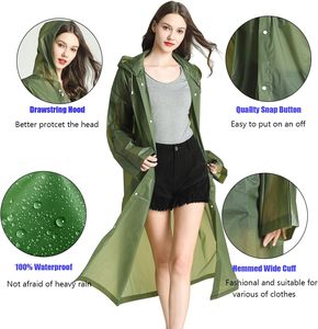 Chubasquero de fábrica con mangas, venta al por mayor, chaqueta de lluvia a prueba de viento, ropa de lluvia ligera para acampar al aire libre