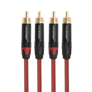 Cable de Audio RCA Dual de 2 a 2, Macho a Macho, para TV, Altavoz, Amplificador, Subwoofer, Conexión de Video, Marca Focanden - Product Image 3