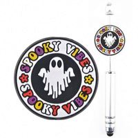 Prix de gros nouveauté perles focales en silicone PVC pour Halloween Noël Thanksgiving pour les chanteurs et les pêcheurs