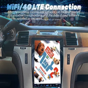 13.6inch cảm ứng Android Màn hình đài phát thanh 1din Bảng điều khiển <span class=keywords><strong>Cadillac</strong></span> leo thang 2007-2014 GPS Carplay <span class=keywords><strong>CD</strong></span> <span class=keywords><strong>Player</strong></span> đa phương tiện Video <span class=keywords><strong>Player</strong></span> - Product Image 6