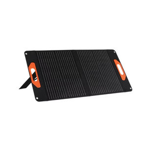 Cargador de panel solar plegable personalizado de fábrica, placa solar plegable de 100W para estación de energía para acampar al aire libre - Product Image 3