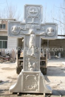 Juego de púlpito y altar de mármol de Iglesia Cristiana de diseño profesional, altar de piedra de alto pulido