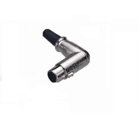 Connecteur audio XLR noir et or équilibré NEUTRIK Utrik NC3MXX-B Camon