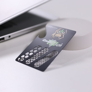 Tarjeta de Visita Metálica de Aluminio Anodizado de 0.45 mm, Fabricada en China, de la Mejor Calidad - Product Image 2