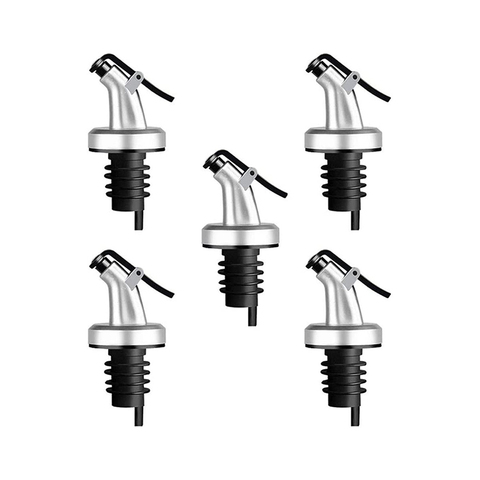 Olive Oil Spouts Oil Vinegar Bottle Stopper Spout Leakproof Nozzle Dispenser Wine Pourer for Oil Vinegar