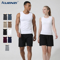 Débardeur Kuenzi personnalisé avec logo, vierge pour impression, coupe standard 5X, sans manches, 47% modal, 47% coton, 6% élasthanne, 180 GSM