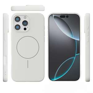 เคสโทรศัพท์สำหรับ iPhone 17 ผ้ากำมะหยี่แบบใหม่ สีพื้นเรียบง่าย ผิวด้าน แม่เหล็กดูดติดแน่น ป้องกันการตกกระแทก - Product Image 3