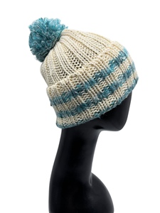 Vente chaude 56-58Cm Vintage Pom Beanie Style décontracté tricot hiver Sport Beanie - Product Image 3