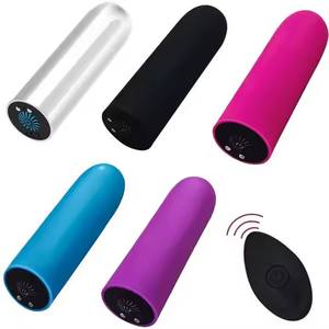 10-Frequenz Mini Bullet Vaginalvibrator Ultra-Leiser Tragbarer Vibrationsmassager Vibrator Springendes Ei für Frauen - Product Image 1